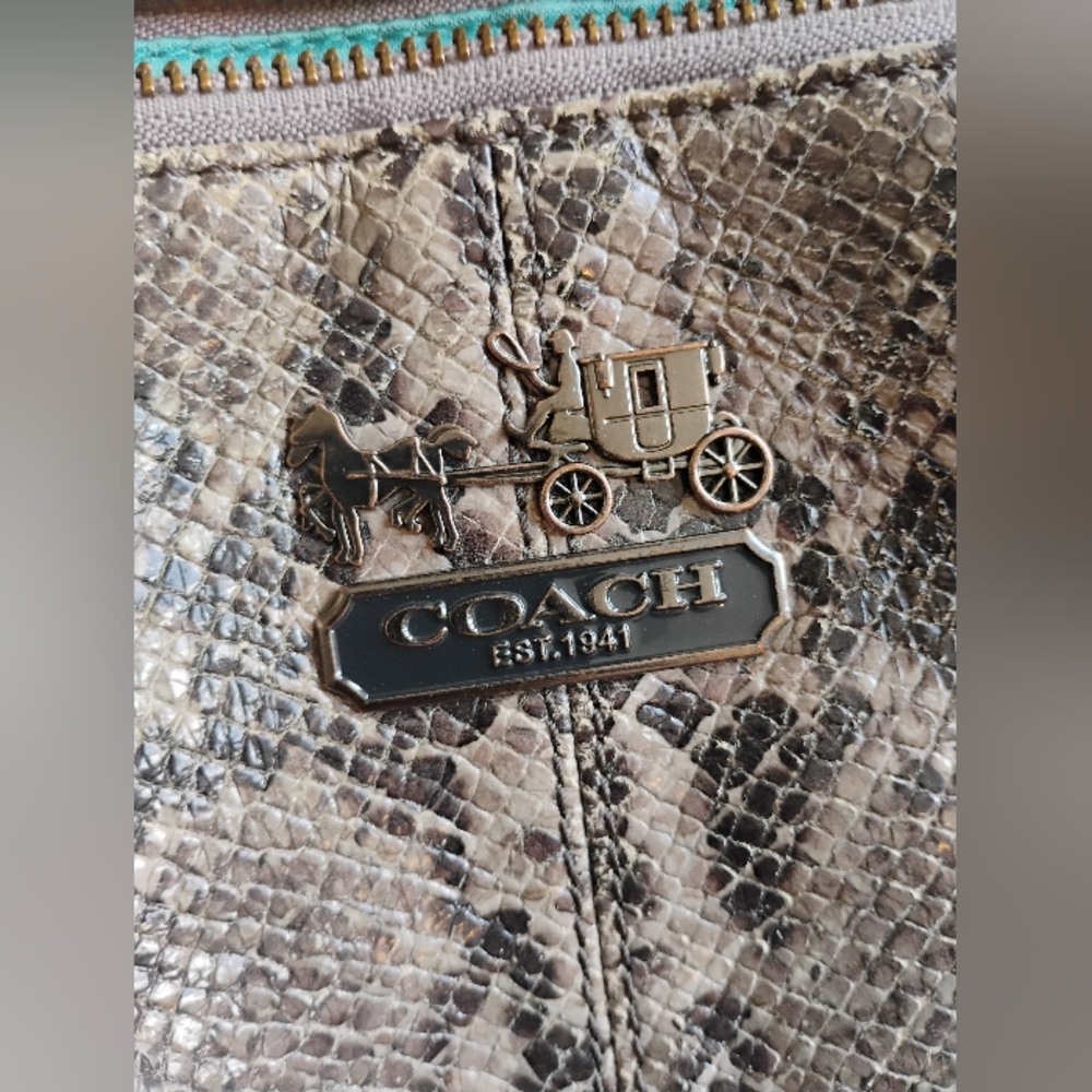 Coach Limited Edition Python Sophia Shoulder Bag - Picture 6 of 13